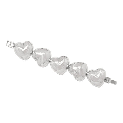 Trianon Heart Link Bracelet/silver