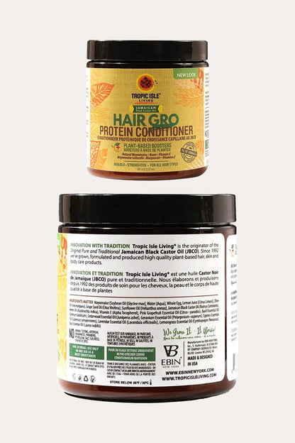 TROPIC ISLE LIVING JAMAICAN BLACK CASTOR OIL PROTEIN CONDITIONER 8oz - BSW BEAUTY CANADA
