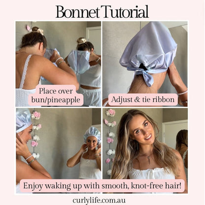 Tropical Silk Adjustable Bonnet, Pillowcase & Scrunchie Bundle