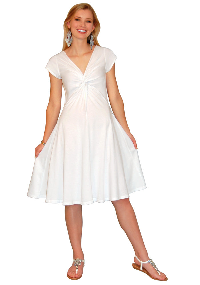 Twisted Front Tee Dress