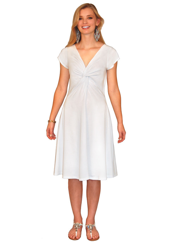 Twisted Front Tee Dress