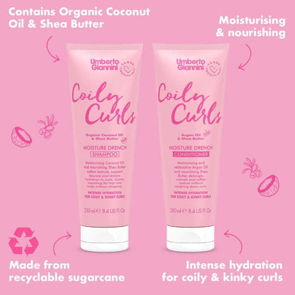 Umberto Giannini Coily Curls Moisture Drench Shampoo