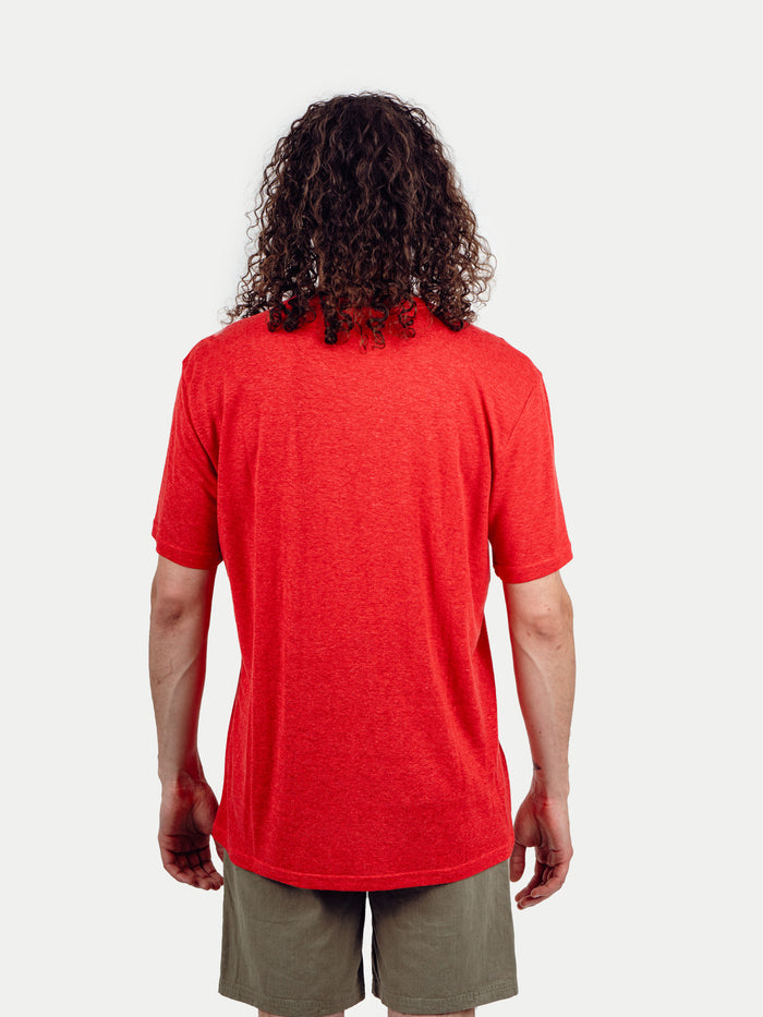 Unisex Organic Hemp Bamboo Tee | Tomato-Image 5