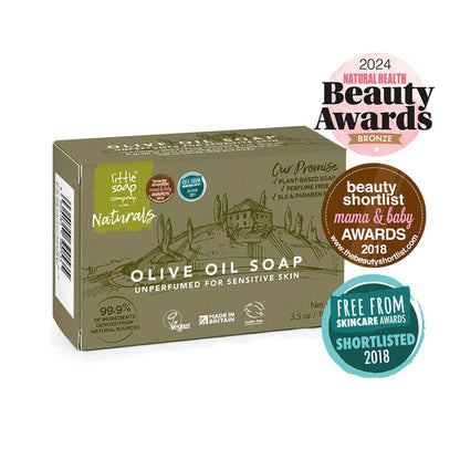 Unperfumed Pure Olive Soap Bar for Sensitive Skin 100g