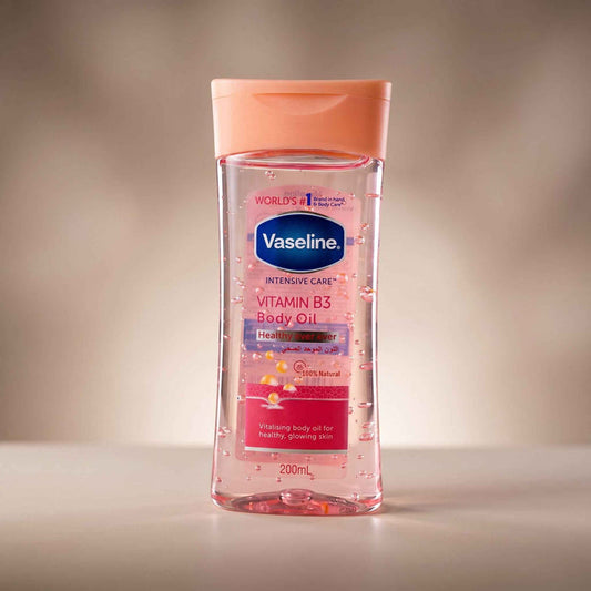 Vaseline Vitamin B3 Body Oil 200ml - Healthy Even Tone & Glow