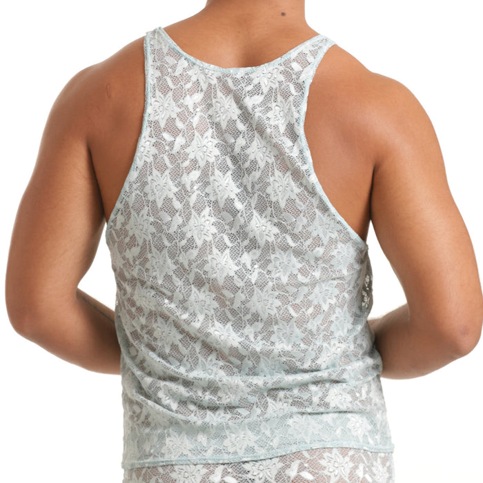 Vibrant Blue Tank vista frontal de Gigo Underwear