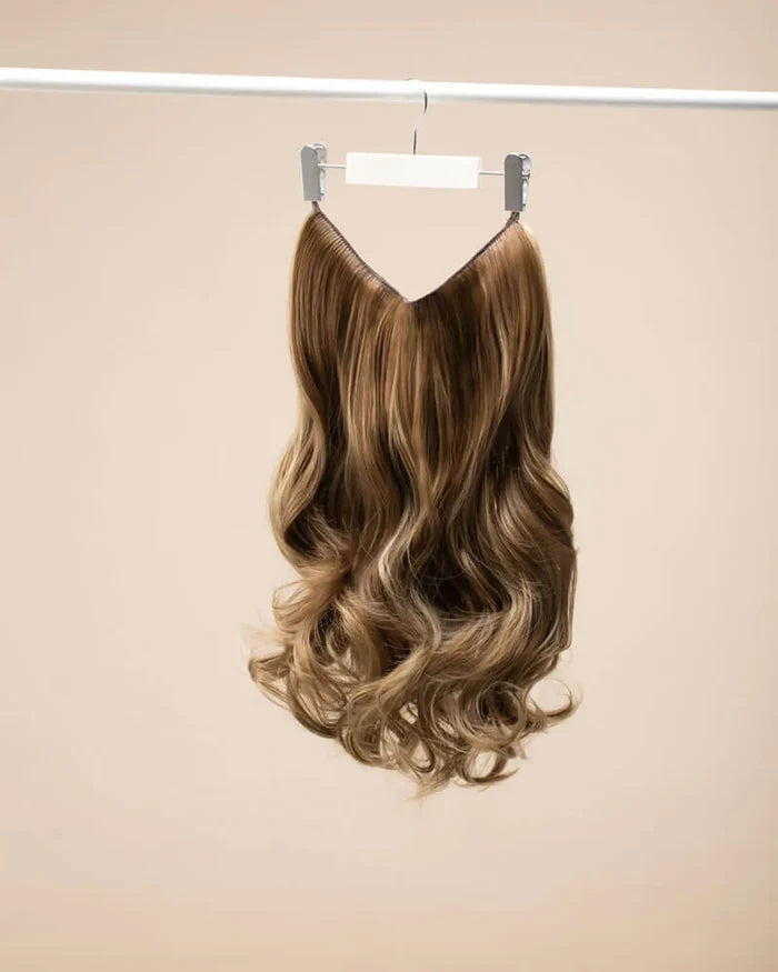 Light Brown with Blonde Highlights / 14 in