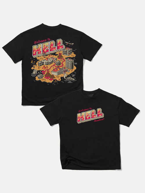 Welcome To Hell T-Shirt | Black-Image 1