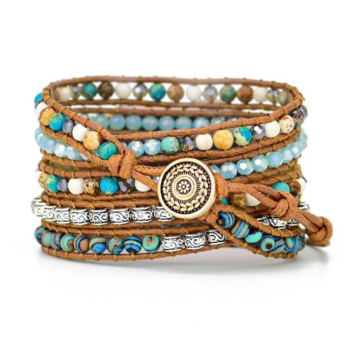 Western Turquoise Bohemian Wrapsody Bracelet Band For Apple Watch