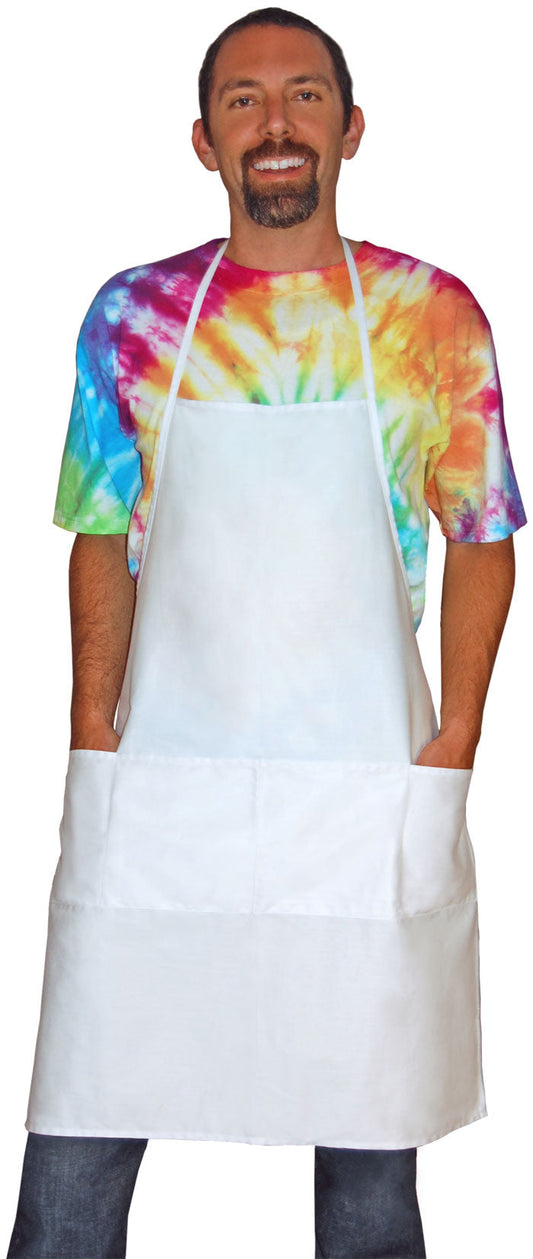 White Cotton Twill Aprons