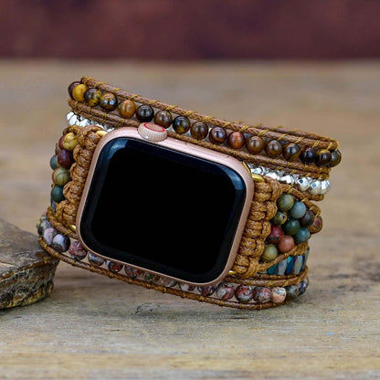 Woodsy Sage Bohemian Wrapsody Bracelet Band For Apple Watch