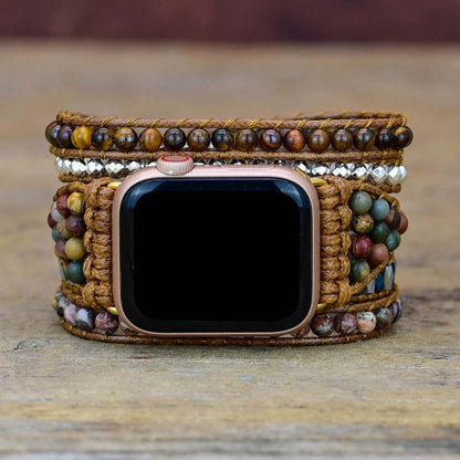 Woodsy Sage Bohemian Wrapsody Bracelet Band For Apple Watch