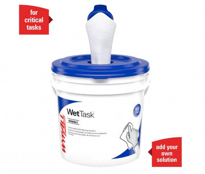 Wypall Wettask 6411 Critical Clean Wipers with Bucket