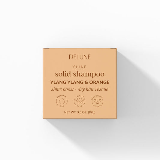 Ylang Ylang & Orange Solid Shampoo Bar - Shine Boost · Dry Hair Rescue