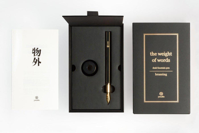 Ystudio Brassing - Brass Desk Fountain Pen