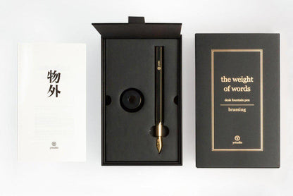 Ystudio Brassing - Brass Desk Fountain Pen