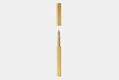 Ystudio Classic Revolve Fountain Pen - Brass