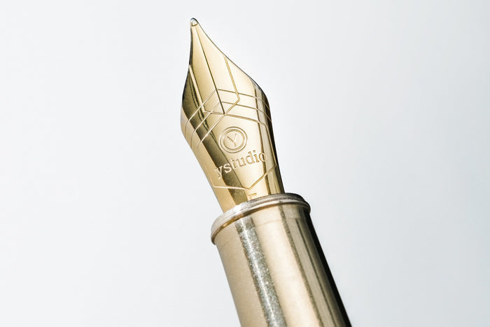 Ystudio Classic Revolve Fountain Pen - Brass