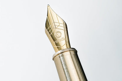 Ystudio Classic Revolve Fountain Pen - Brass