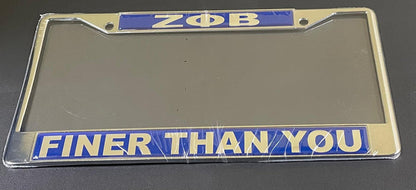 Zeta License Frames