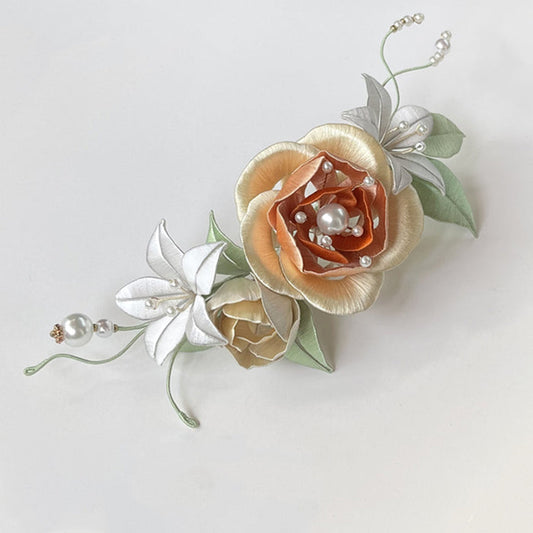 Zhiqiu Hairpin Chanhua Materials Flowers DIY Kit - Include Detailed Video Tutorial